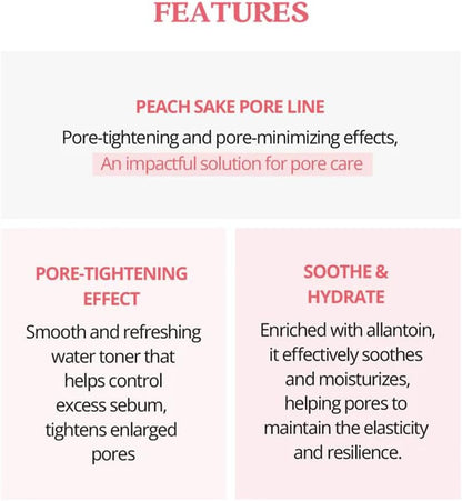 [SKINFOOD] Peach Sake Facial Toner (5.41oz)