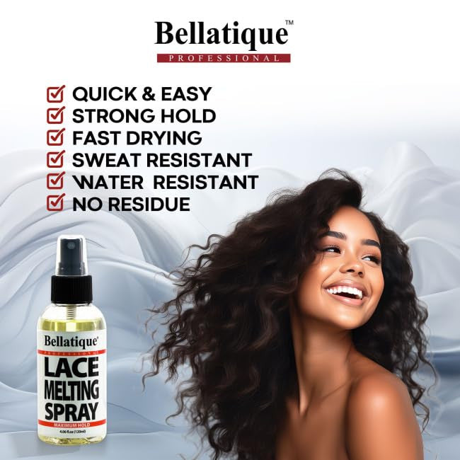 [WHOLESALE] Bellatique Metal Lace Melting Plastic Spray [Maximum Hold]