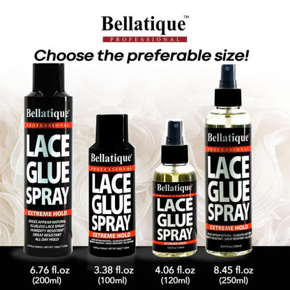 Bellatique Metal Lace Glue Plastic Spray [Extreme Hold]