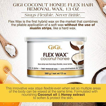 GiGi Coconut Honee Face & Body Flex Wax