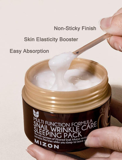 [MIZON] Snail Wrinkle Care Sleeping Pack (2.7 oz)