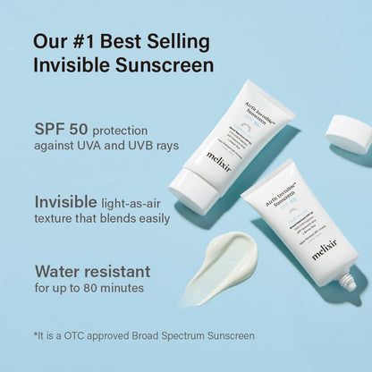 MELIXIR Airfit Invisible Sunscreen SPF 50 (1.7oz)