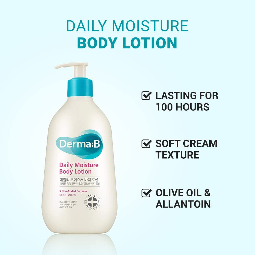 DERMA B Daily Moisture Body Lotion