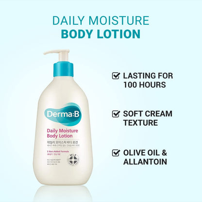 DERMA B Daily Moisture Body Lotion
