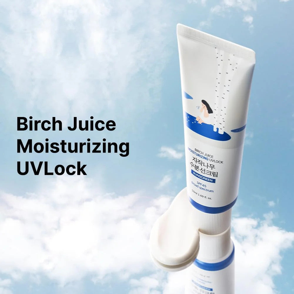 ROUND LAB Birch Moisturizing Sunscreen UVLock SPF 45+ Broad Spectrum (1.69 oz)