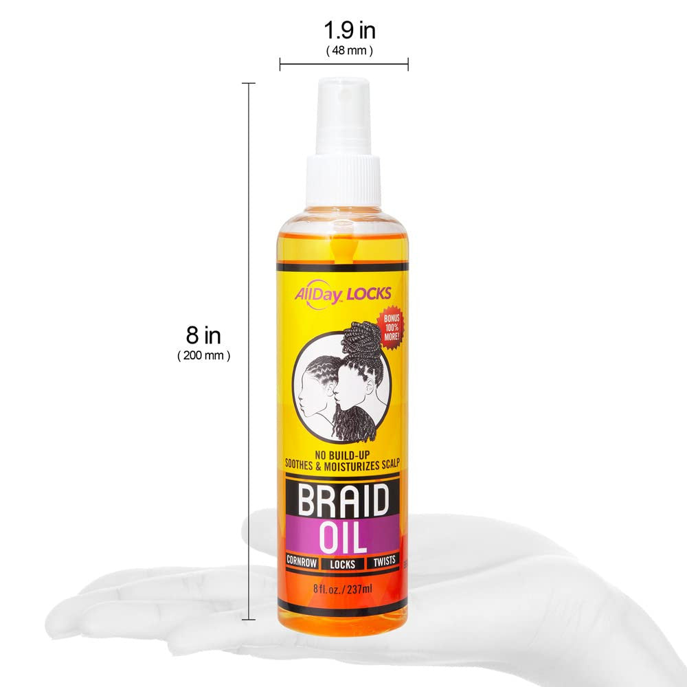 AllDay Locks Braid Oil (8 oz)