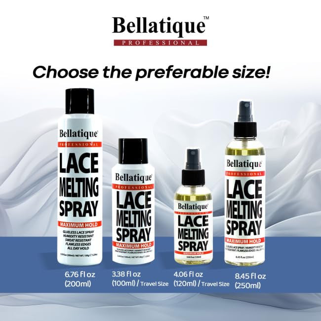[WHOLESALE] Bellatique Metal Lace Melting Plastic Spray [Maximum Hold]