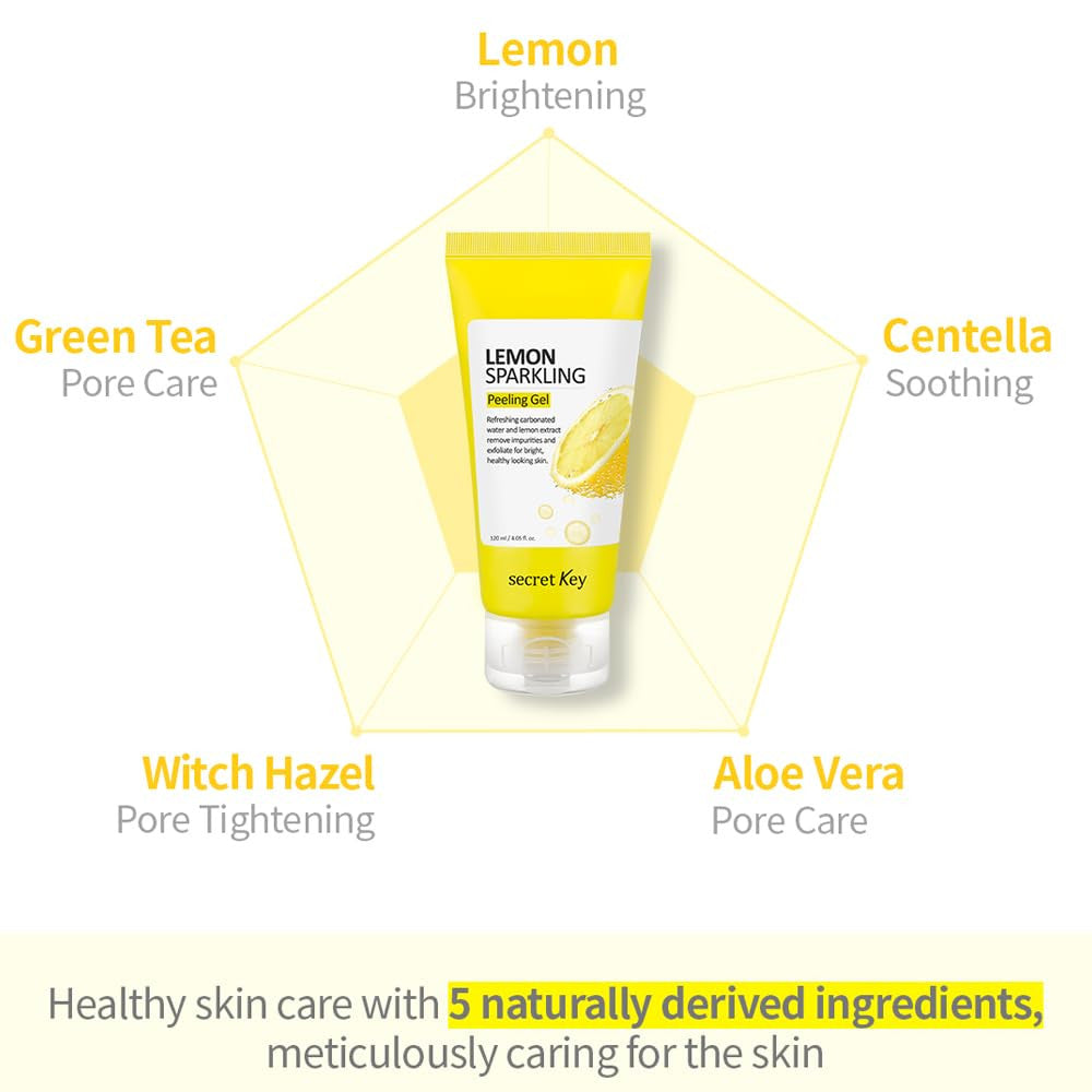 SECRETKEY Lemon Sparkling Peeling Gel (4.05oz)