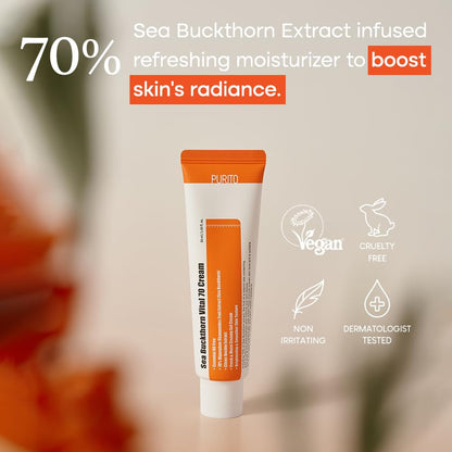 PURITO Sea Buckthorn Vital 70 Cream (1.69oz)