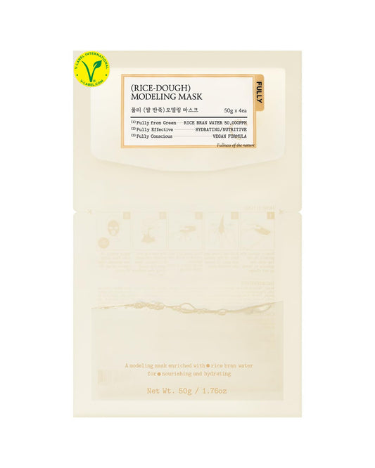 FULLY Rice Dough Facial Modeling Mask (1Sheet)