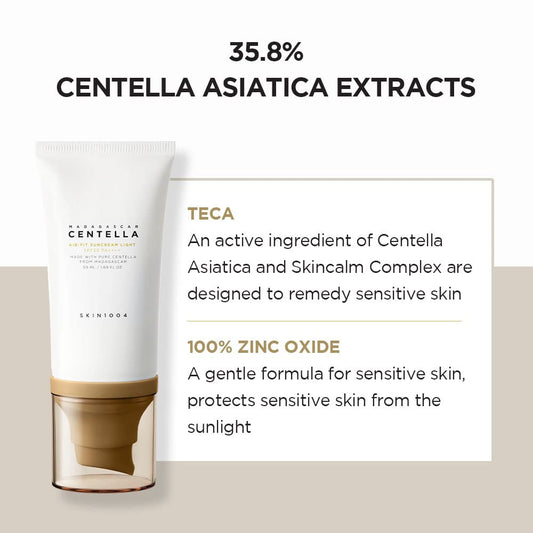 [SKIN1004] Madagascar Centella Air-fit Suncream Light SPF 30 PA++++