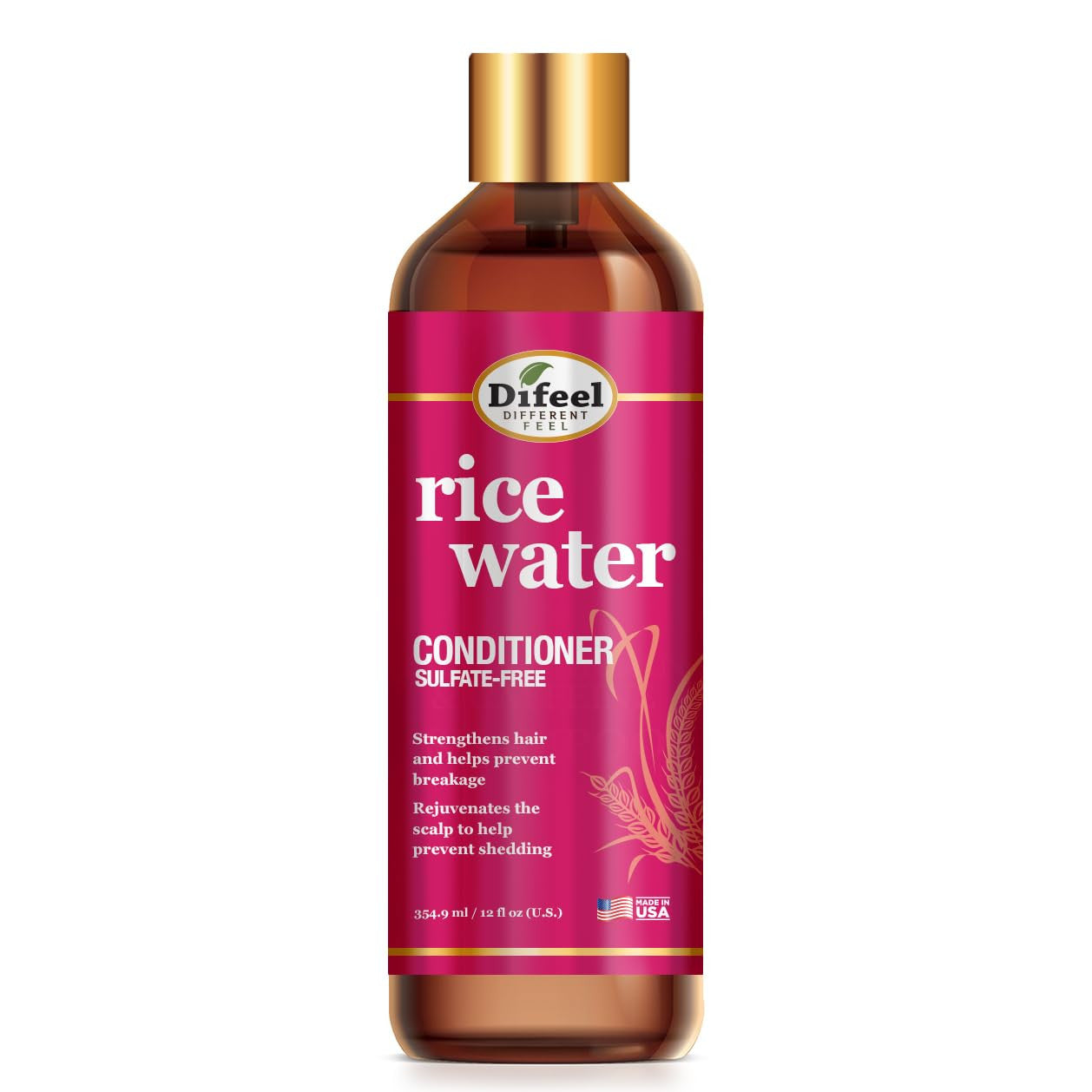 Difeel Rice Water Strengthening  Conditioner (12 oz)