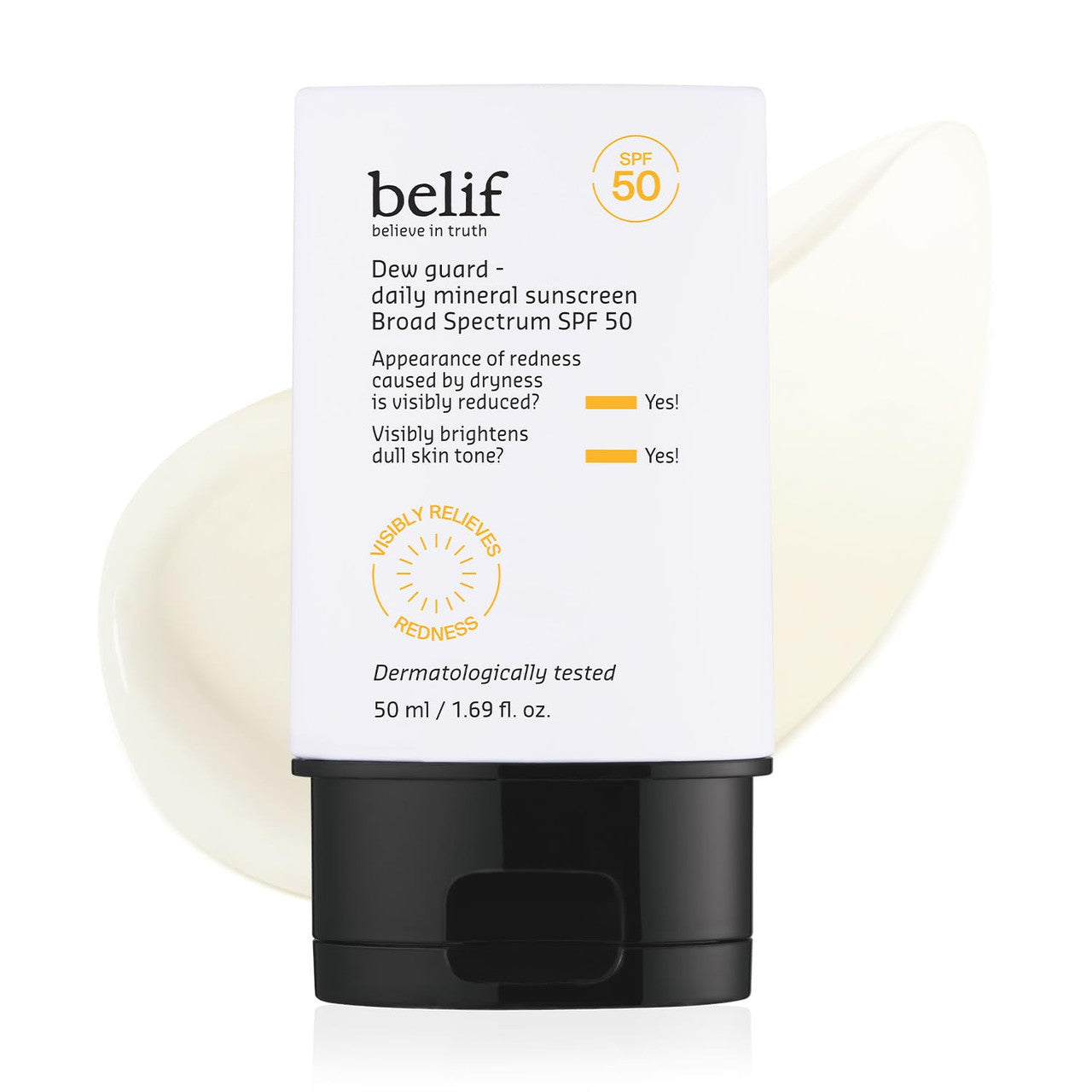 BELIF Dew Guard Daily Mineral Sunscreen SPF 50 (1.69oz)