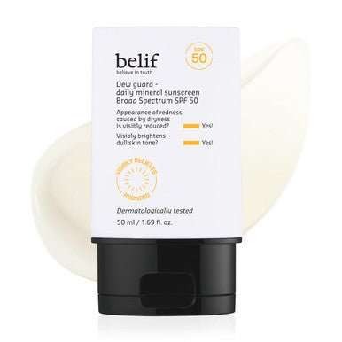 BELIF Dew Guard Daily Mineral Sunscreen SPF 50 (1.69oz)