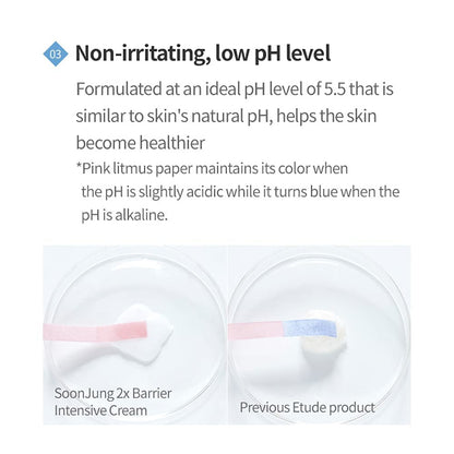 [Etude House] Soon Jung 2x Barrier Intensive Cream (2.02 oz)