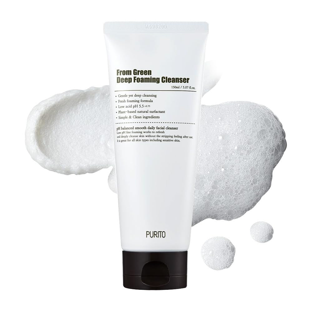 PURITO From Green Deep Foaming Cleanser (5.07oz)
