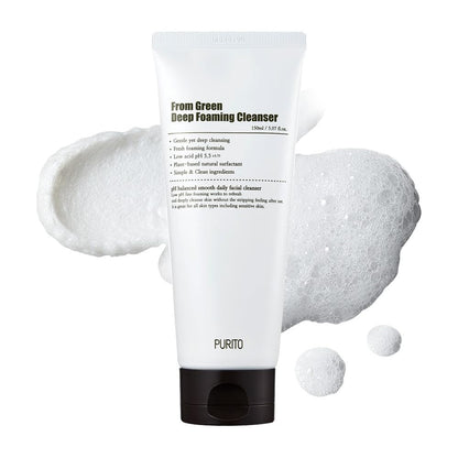 PURITO From Green Deep Foaming Cleanser (5.07oz)