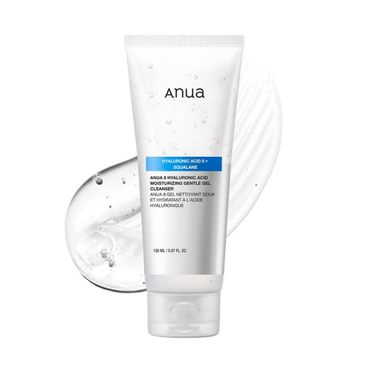 Anua 8 Hyaluronic Acid Moisturizing Gentle Gel Cleanser (5.07oz)