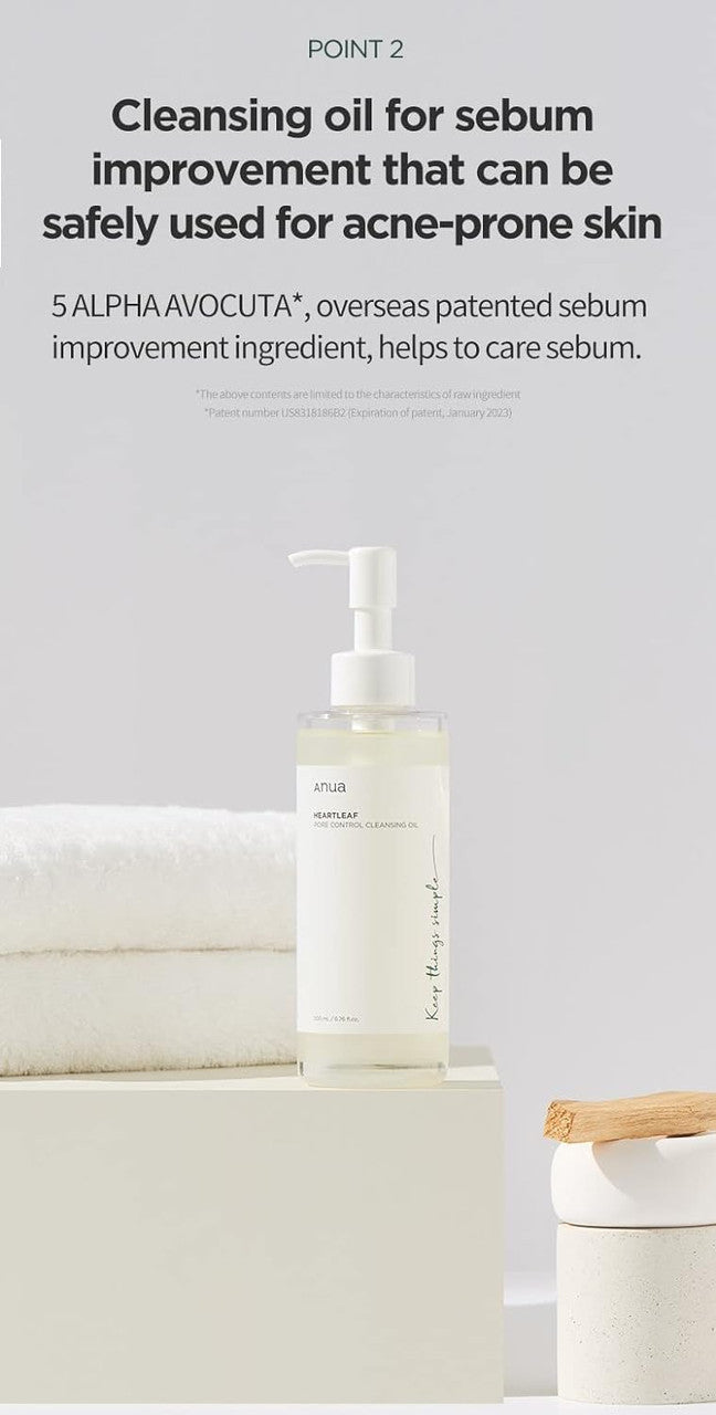 Anua Heartleaf Pore Control Cleansing Oil (6.76 oz)