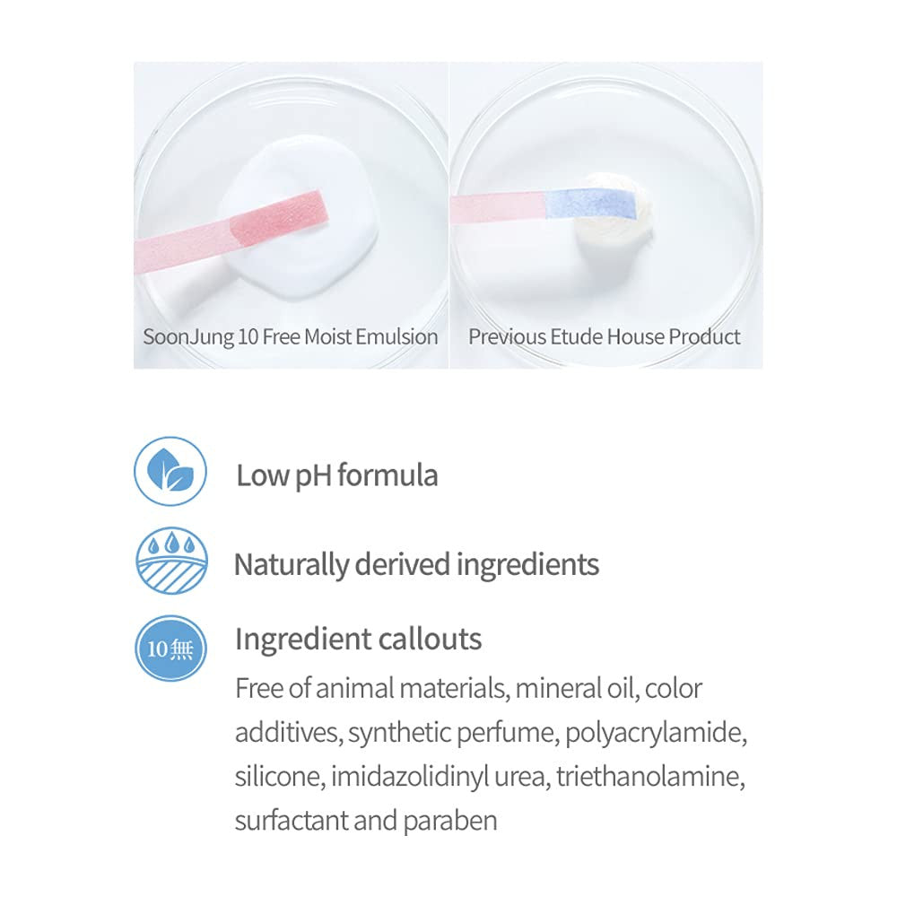[Etude House] Soon Jung 10-Free Moist Emulsion