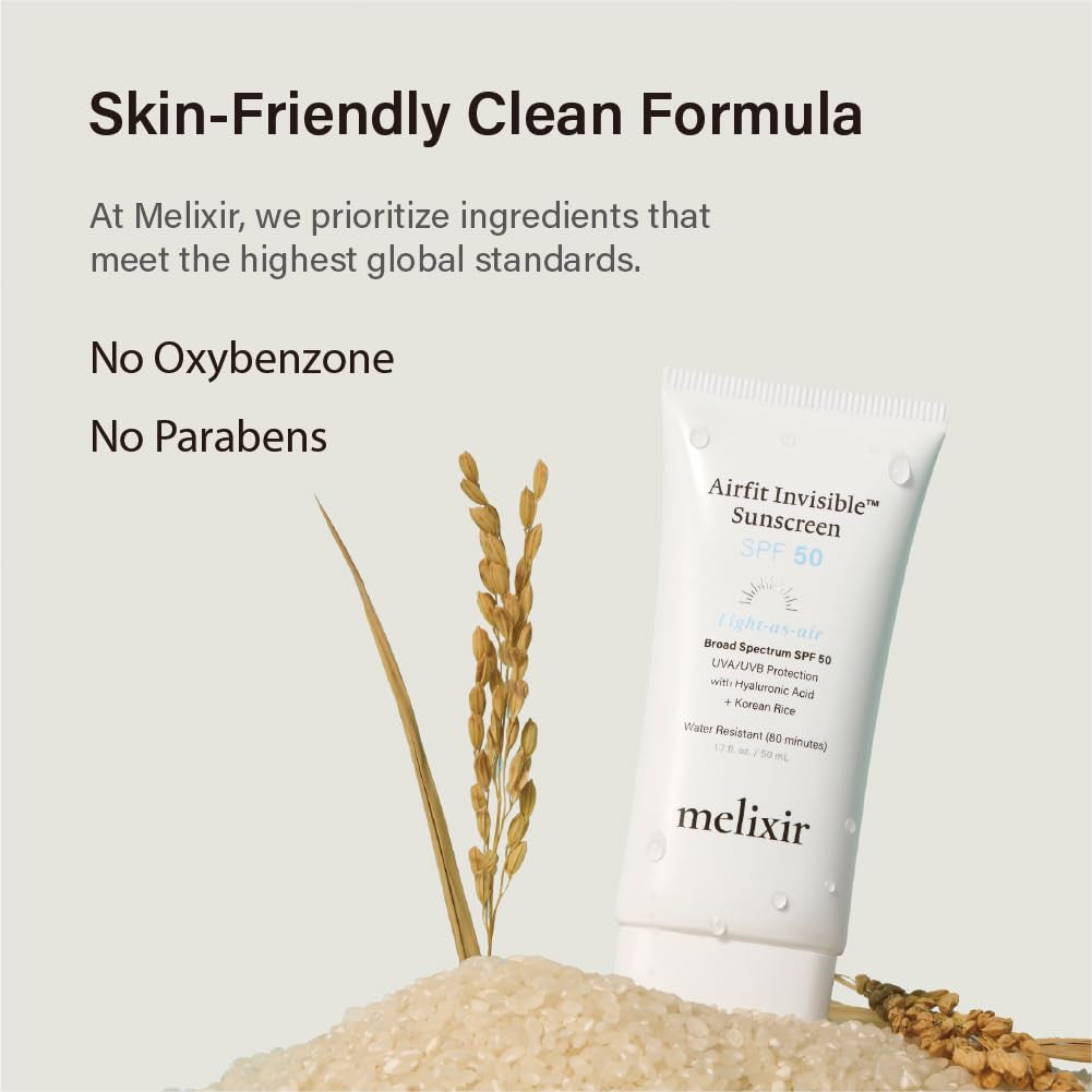 MELIXIR Airfit Invisible Sunscreen SPF 50 (1.7oz)