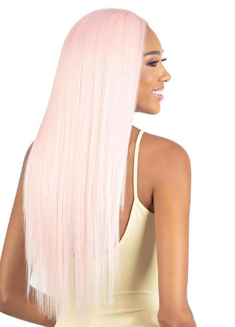 Mayde Beauty Synthetic Bloom Bundle Weave - Straight 4PCS (18"20"22"+ Closure)