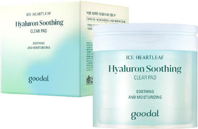 GOODAL Heartleaf Houttuynia Cordata Hyaluron Soothing Clear Toner Pad (70 Pads)