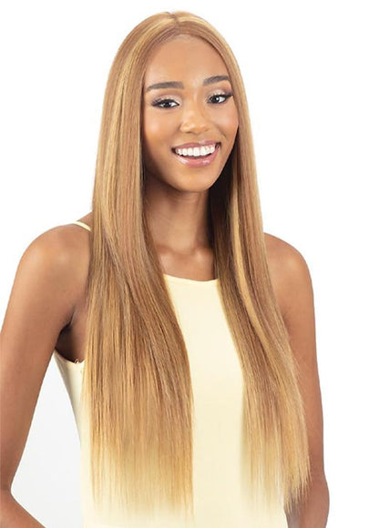 Mayde Beauty Synthetic Bloom Bundle Weave - Straight 4PCS (18"20"22"+ Closure)