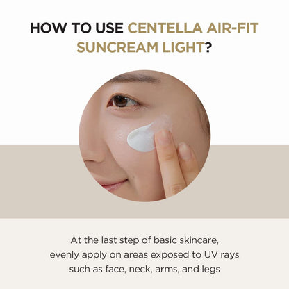 [SKIN1004] Madagascar Centella Air-fit Suncream Light SPF 30 PA++++