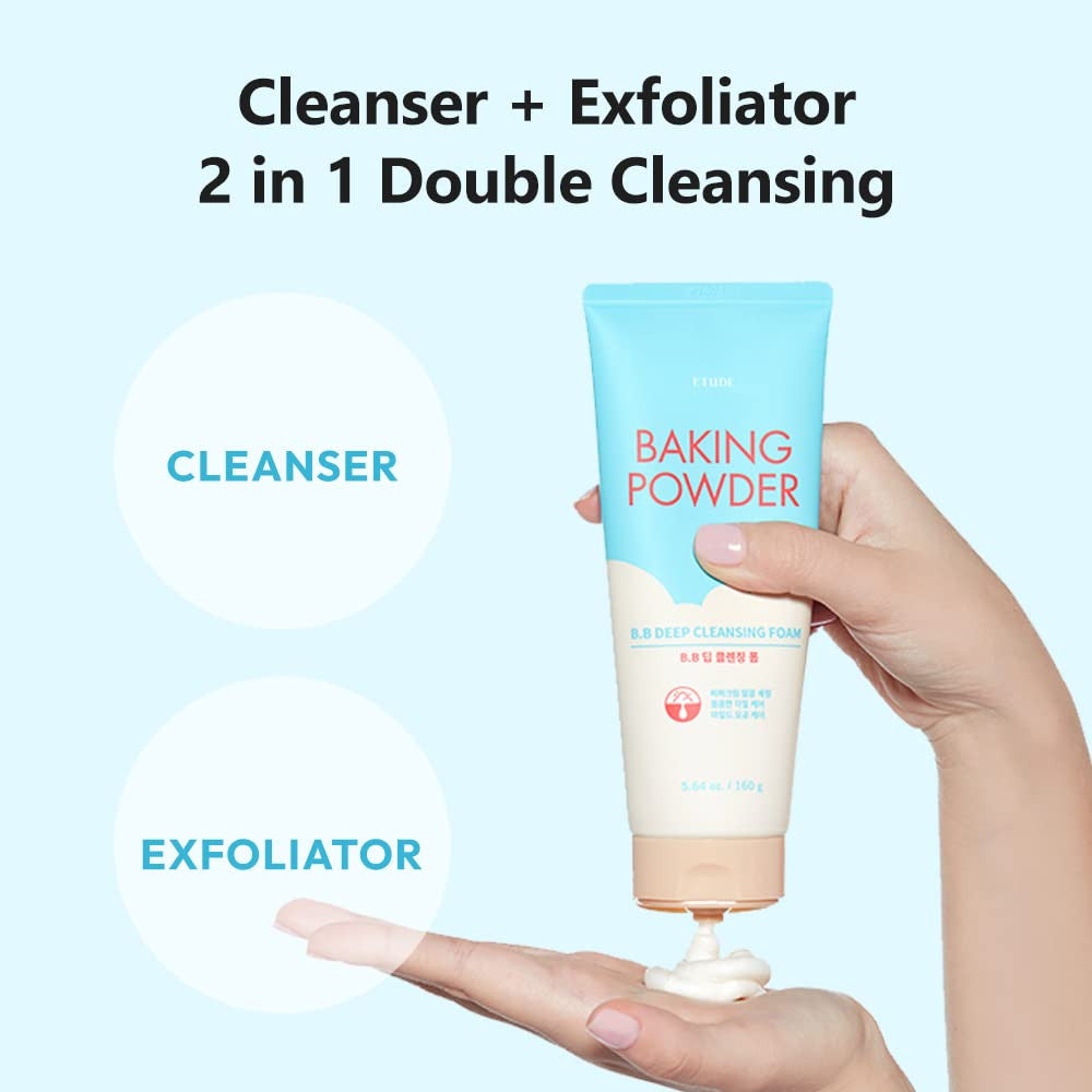 [Etude House] Baking Powder B.B Deep Cleansing Foam (5.4 oz)