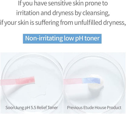 [Etude House] Soon jung pH5.5 Relief Toner