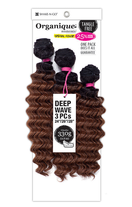 SHAKE N GO Organique  Mastermix Deep Wave 3PCS (24"/26"/28")