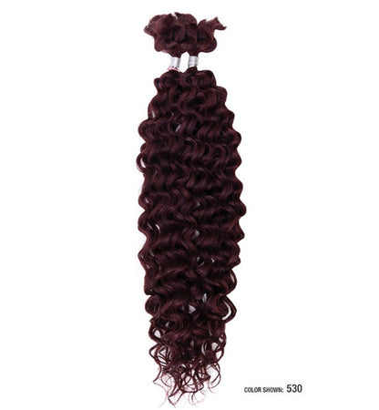 Mayde Beauty Synthetic Bloom Bundle Weave - Wet & Curly Bulk 24″