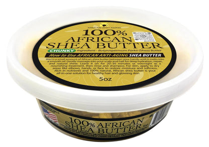 African Anti Aging 100% African Shea butter (Chunky)