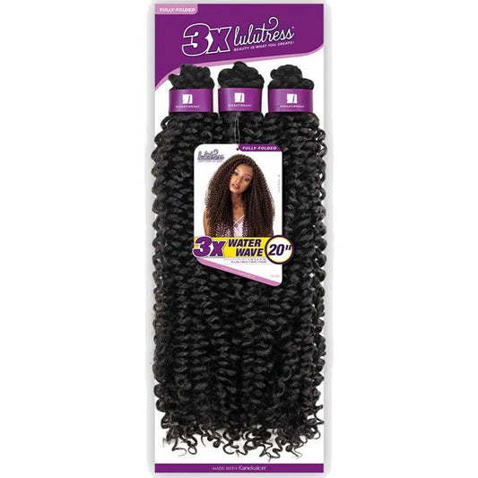 SENSATIONNEL Synthetic Lulutress Crochet Braid - 3X WATER WAVE 20"