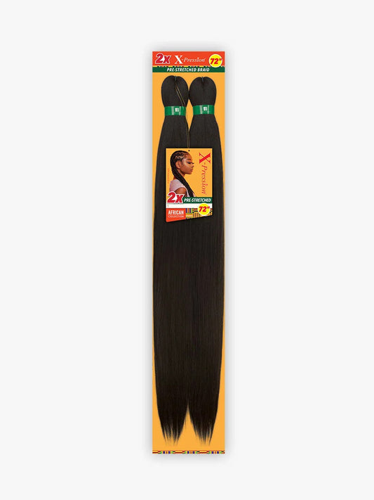SENSATIONNEL 2X X-Pression Pre-Stretched Braiding Hair 72"