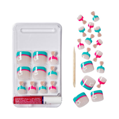 KISS Gold Finger Wider Fit Toenails -  ENTERTAIN