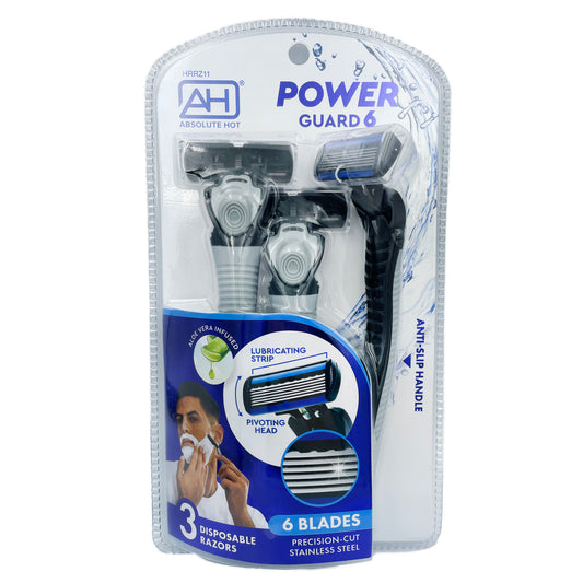ABSOLUTE Power Guard 6 Blade Mens Razor