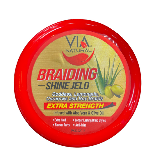 VIA NATURAL Braiding Shine Jelo [Extra Strength]