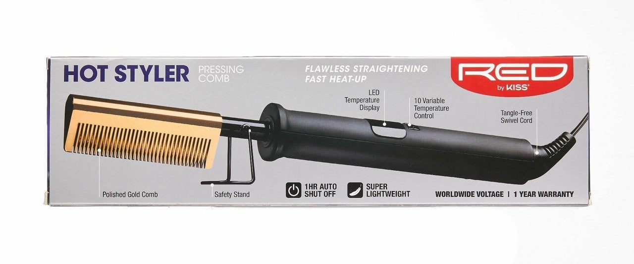 RED Hot Styler Pressing Comb
