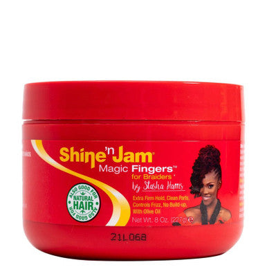 Ampro Shine n Jam Magic Fingers Braid Gel - Extra Firm Hold (8oz)
