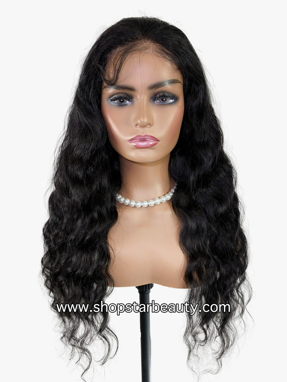 15A PINK LEMON GOLD 100% Human Hair 5X6 Lace Front Wig - MAINE (18"-30")