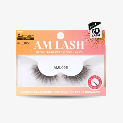 Ebin New York Cattitude 5D AM Lashes- Wispy Natural