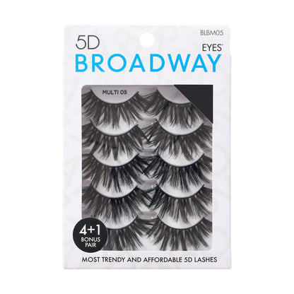 KISS Broadway 5D Lashes 5 Pair Multipack (30 Styles)