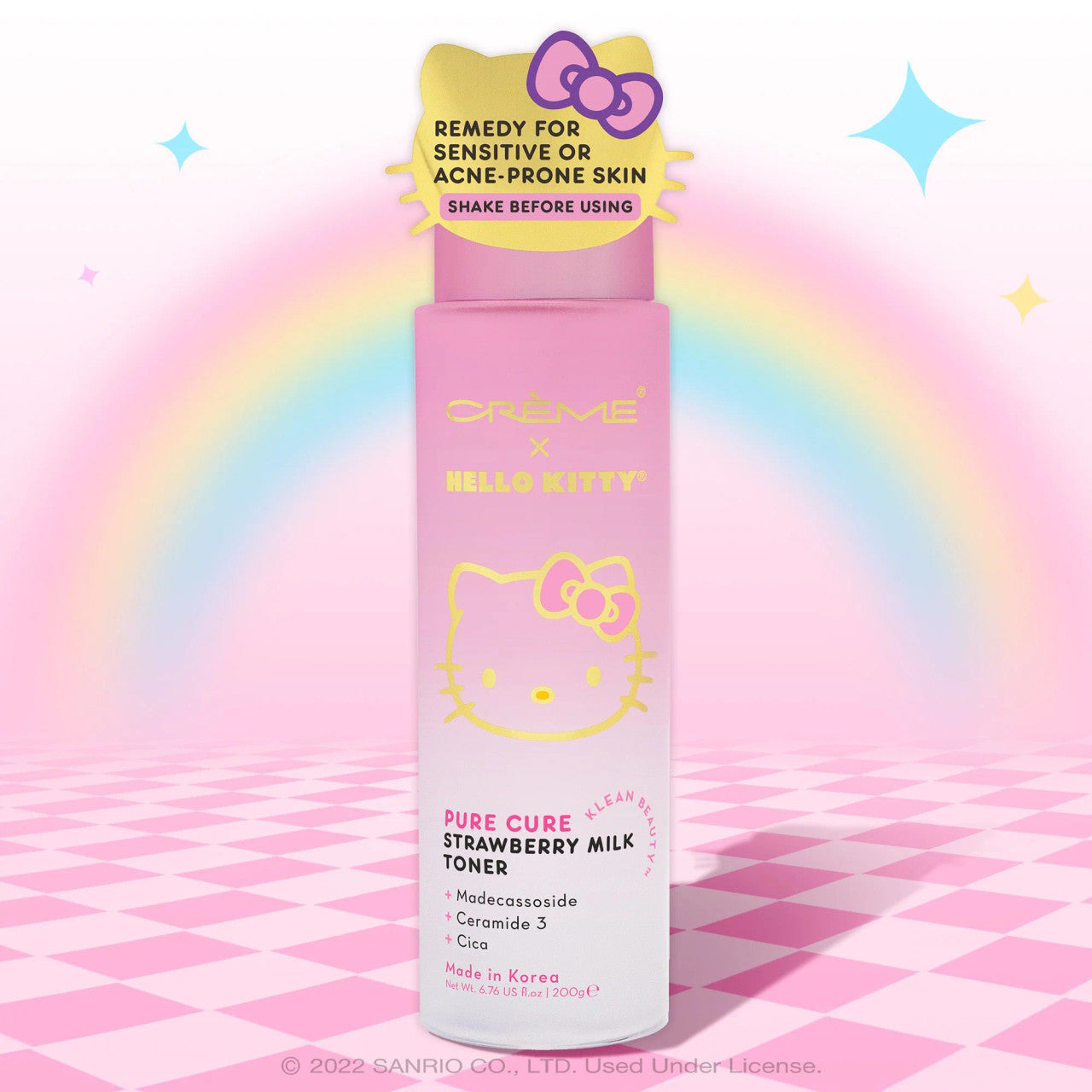 THE CREME SHOP Hello Kitty Pure Curse Strawberry Milk Toner