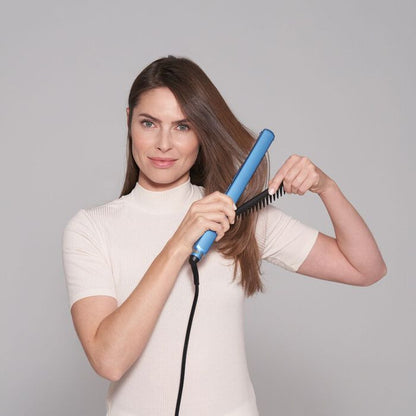 BabylissPRO Nano Titanium 1" Extended-Barrel Curling Iron & 1" Ultra-Thin Flat Iron Combo