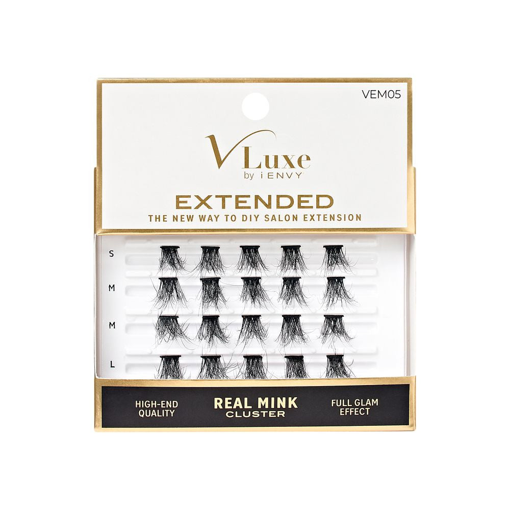 VLuxe Extended Real Mink Cluster Lashes