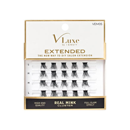 VLuxe Extended Real Mink Cluster Lashes