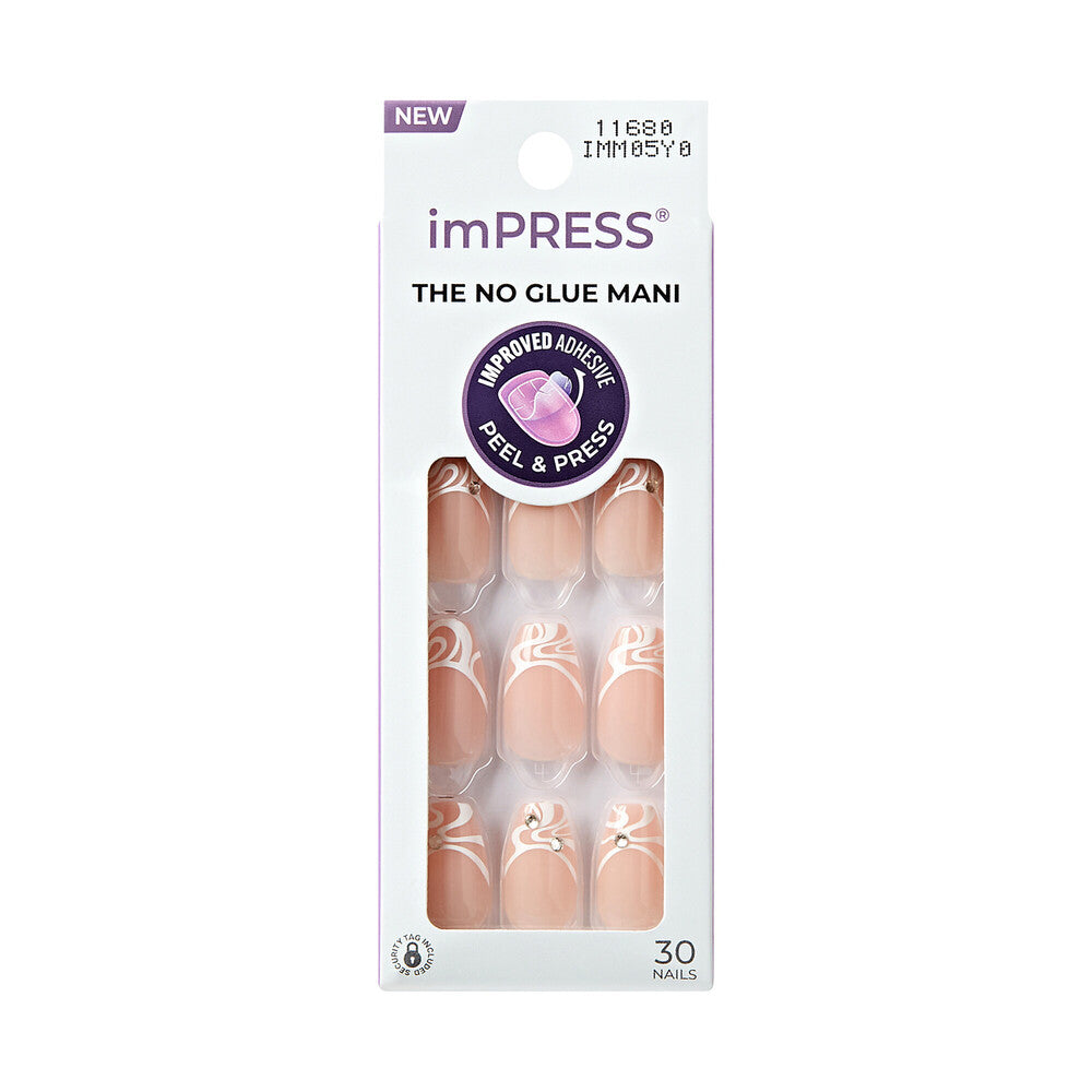 imPRESS No Glue French Manicure Press-On Nails - COY