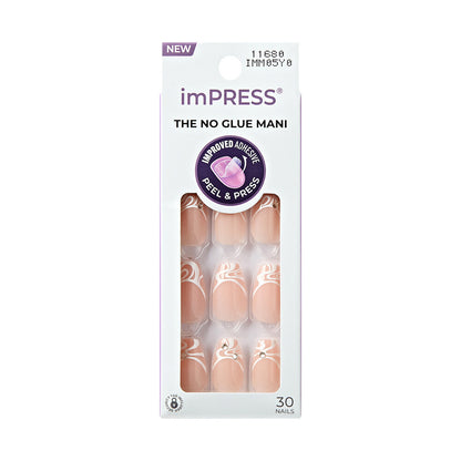 imPRESS No Glue French Manicure Press-On Nails - COY